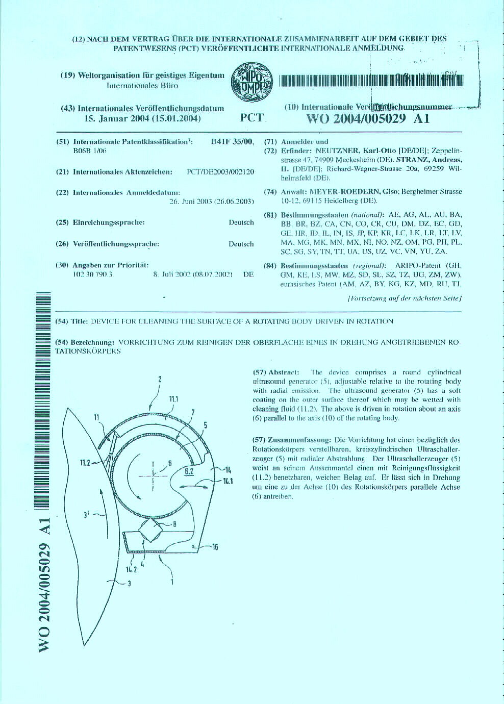 Sonolumineszenz modifiziert